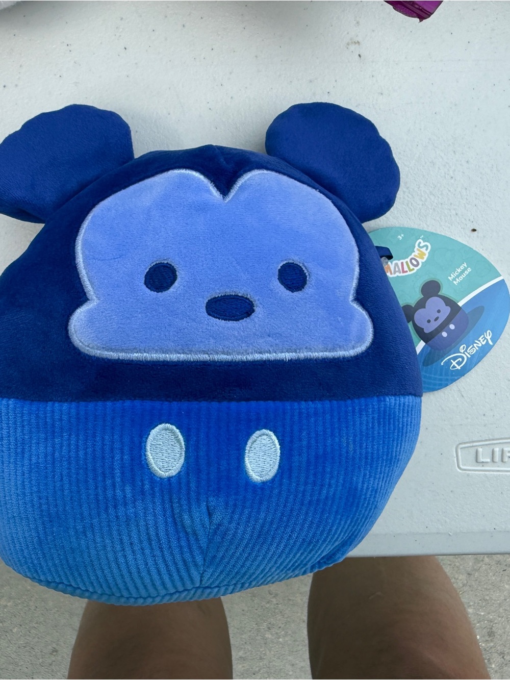 Squishmallows Disney Blue Mickey Plush